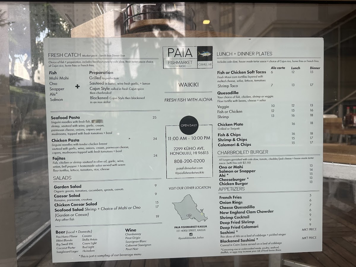 Paia Fish Market Waikiki Menu - Image 2