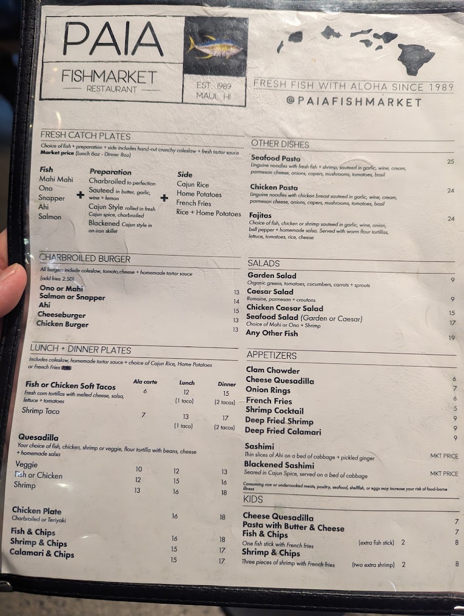 Paia Fish Market Waikiki Menu - Image 5