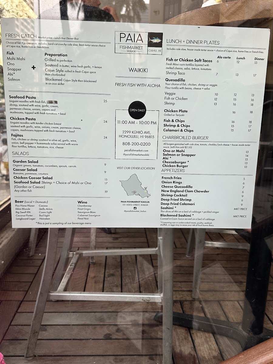 Paia Fish Market Waikiki Menu - Image 6